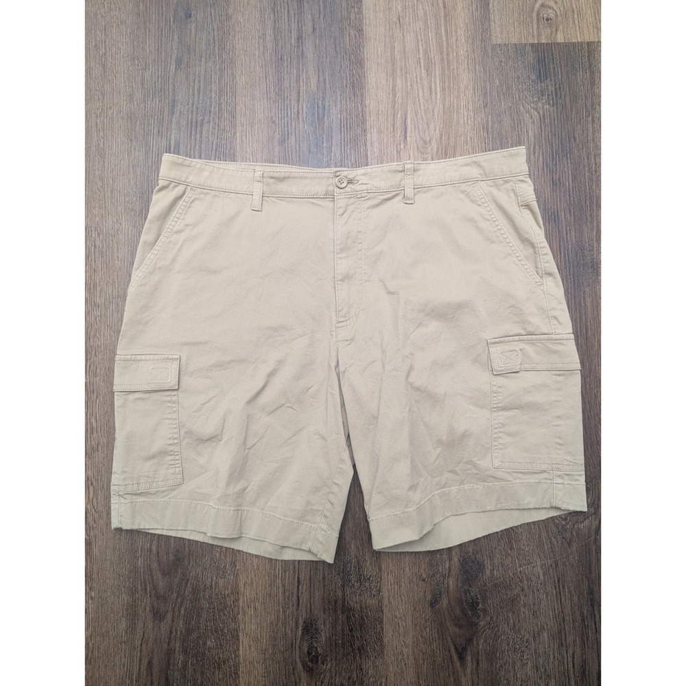 Savane Cargo Shorts 38 Mens Tan Beige Chino‎ Cotton Outdoor Hiking Casuel Summer
